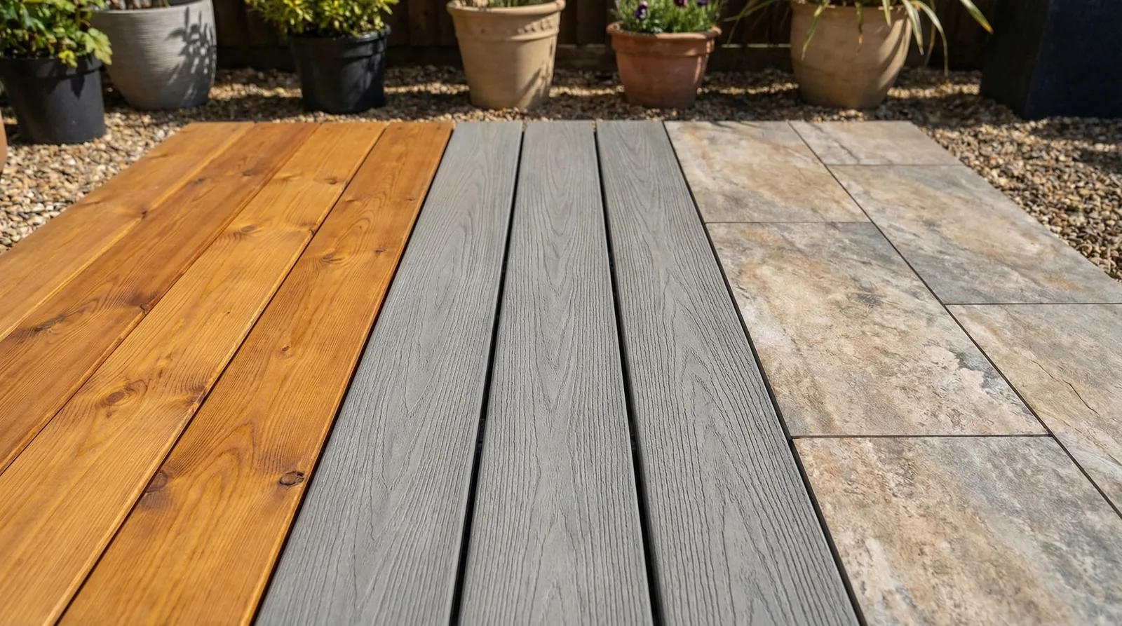 Материалы для террасы — террасная доска, мебель, освещение