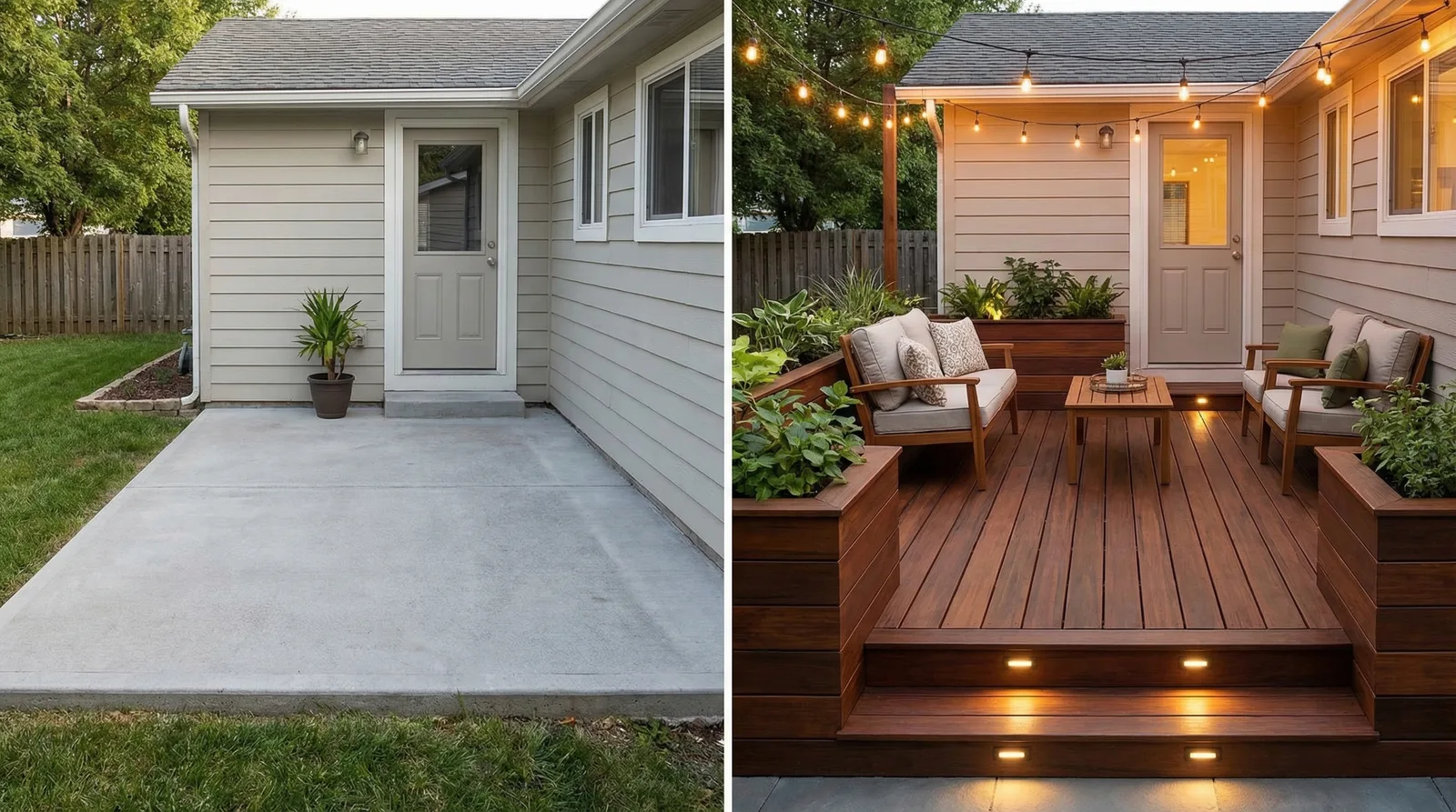 Визуализация террасы за 30 секунд