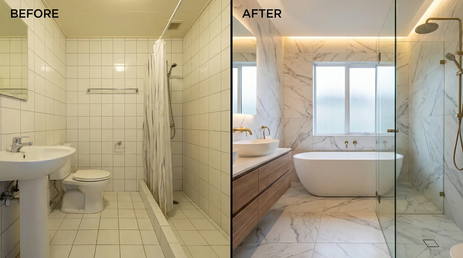 Быстрая визуализация ванной