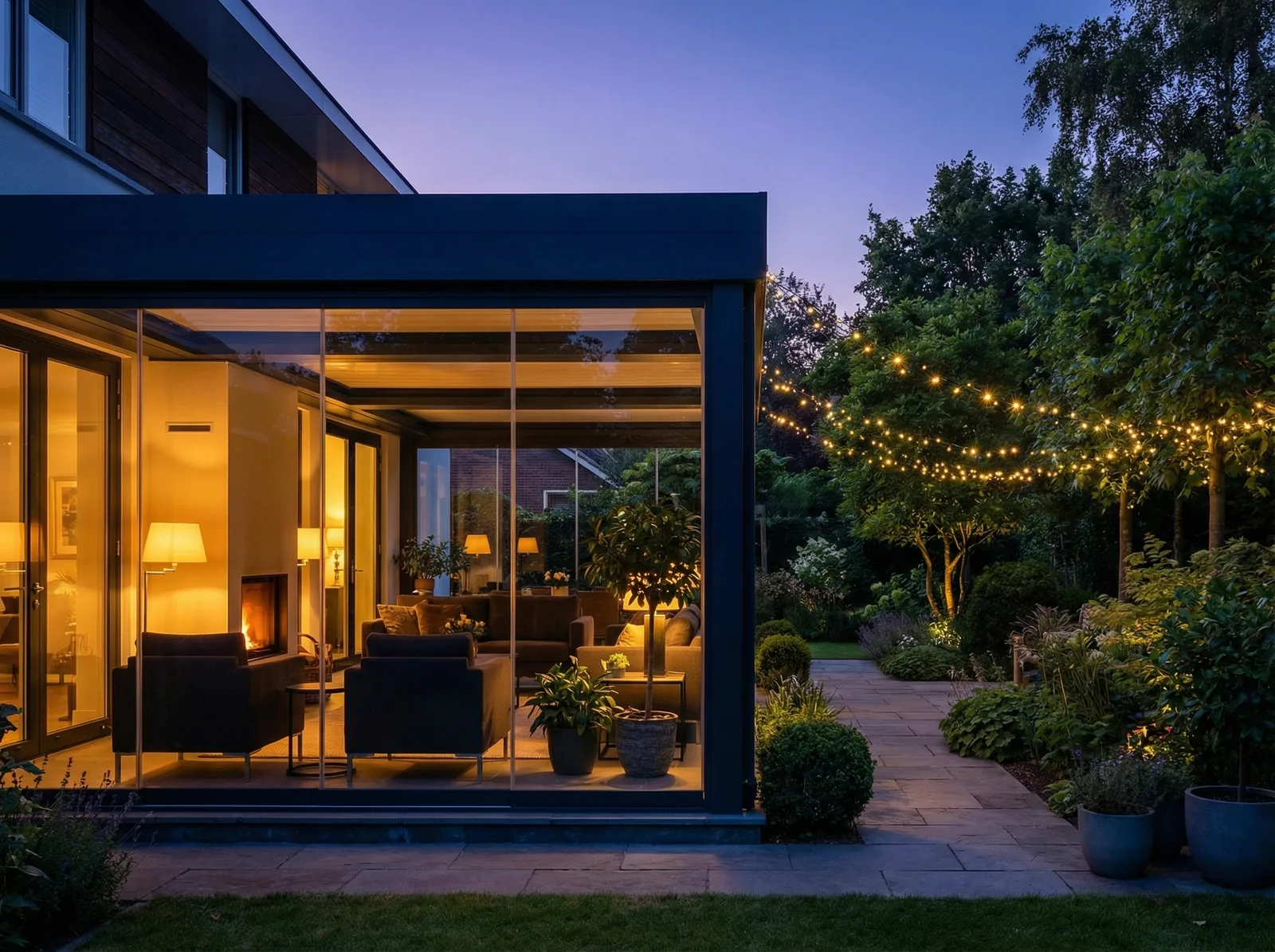 Визуализация дизайна веранды с нейросетью RoomGPT