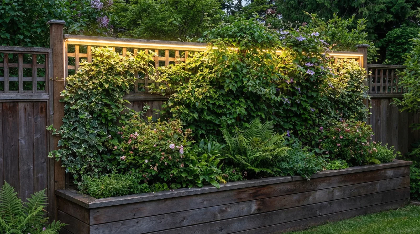 Сочетание с фасадом и ландшафтом