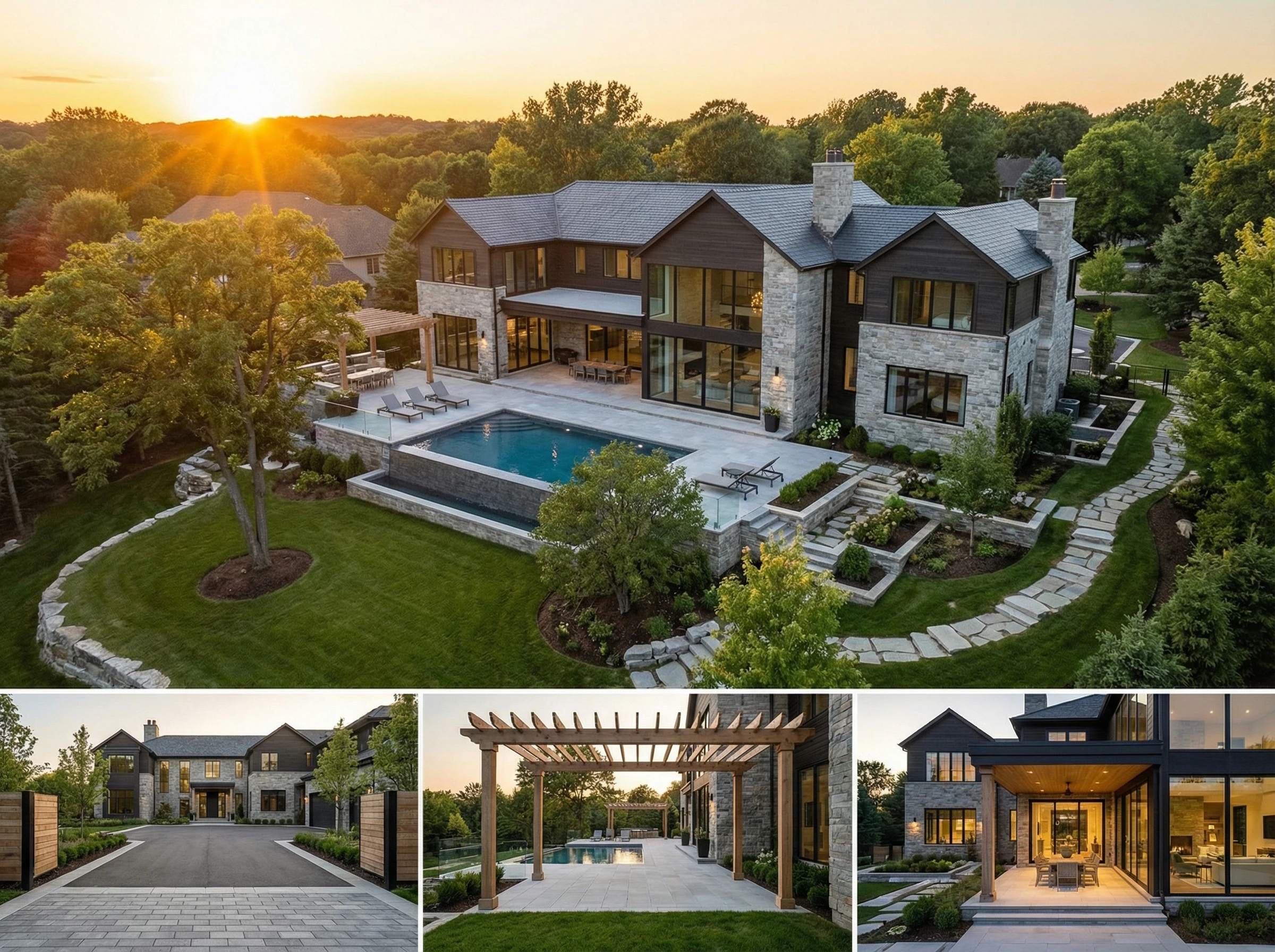 Визуализация экстерьера дома с нейросетью RoomGPT