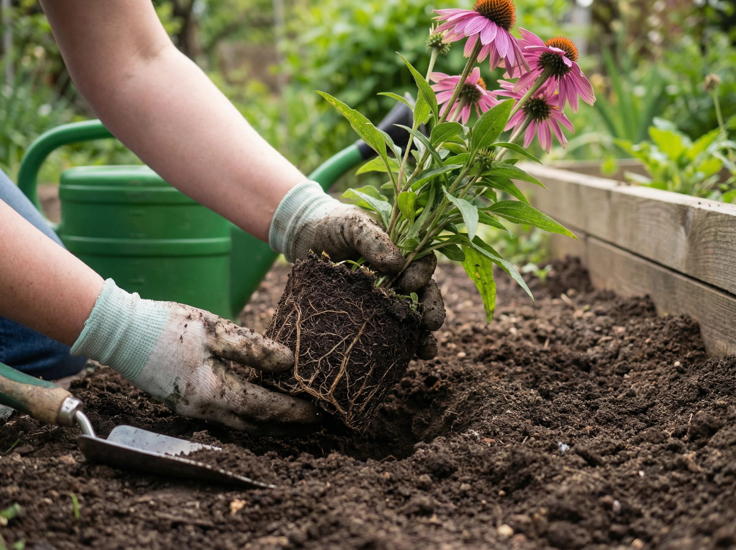 Посадка многолетников в цветник своими руками