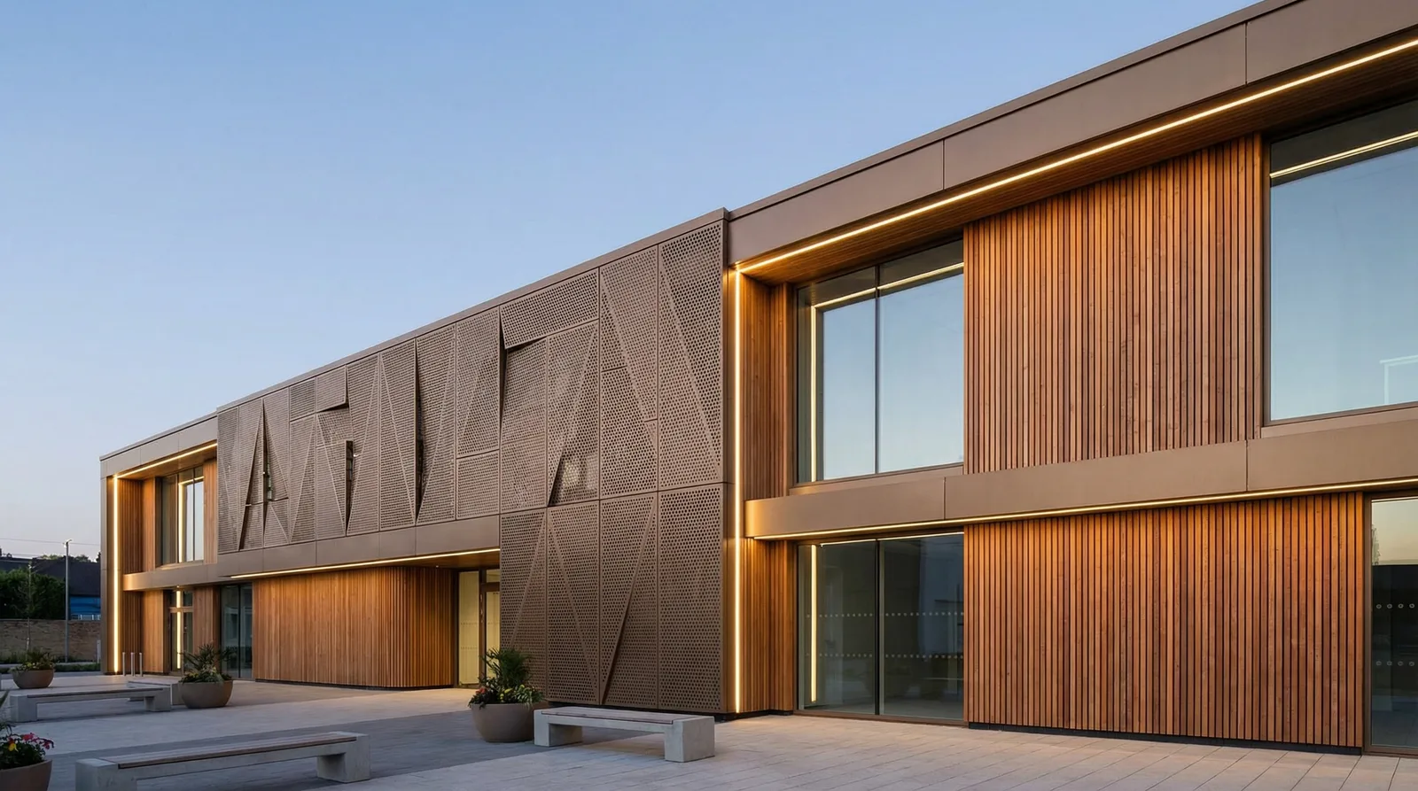 Оформление фасада для жилого дома и коммерческого здания