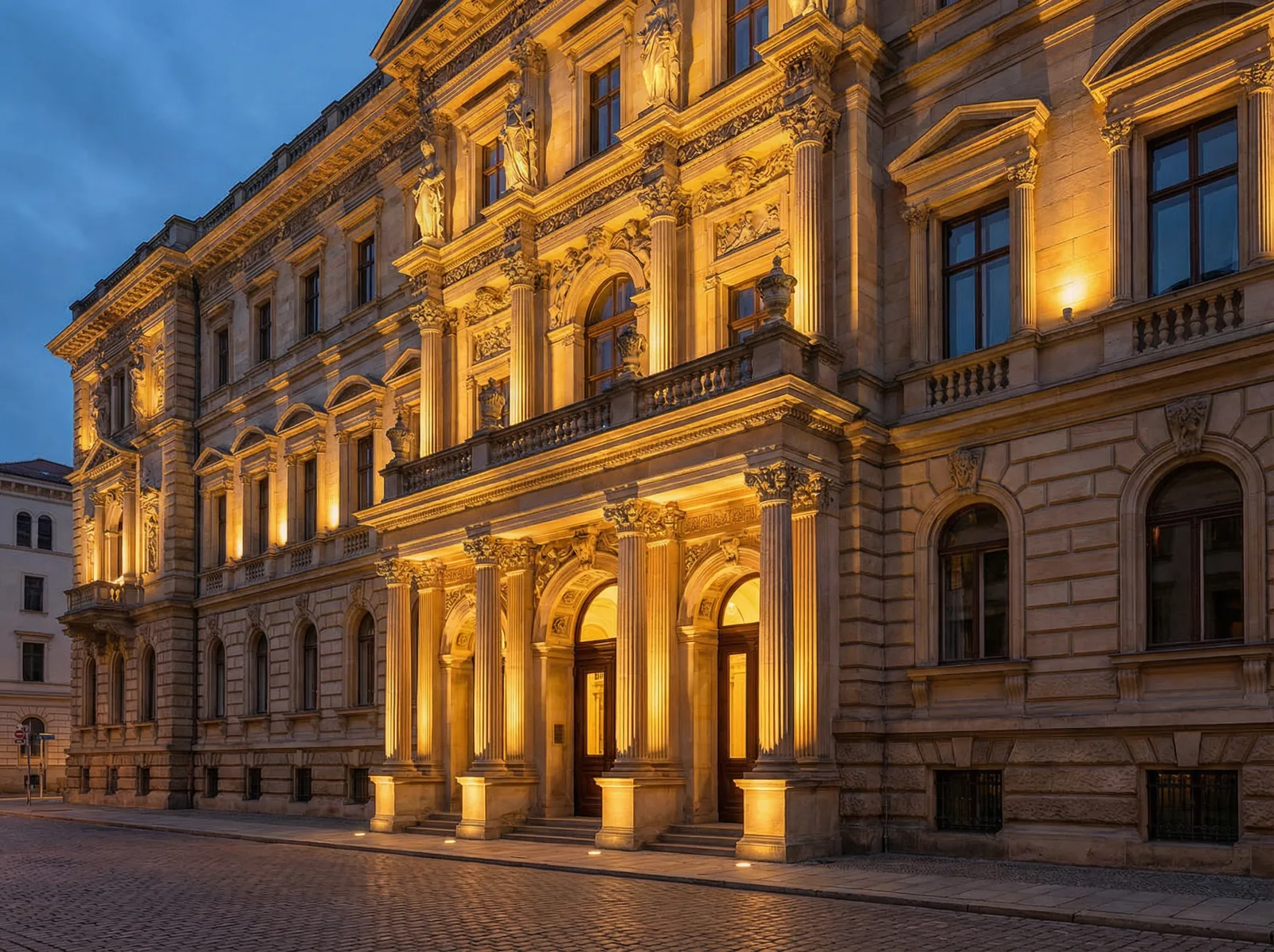 Визуализация оформления фасада здания с нейросетью RoomGPT