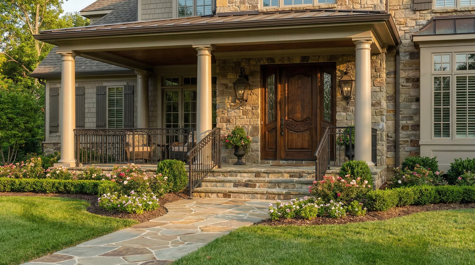 Входная группа магазина и частного дома — сравнение подходов