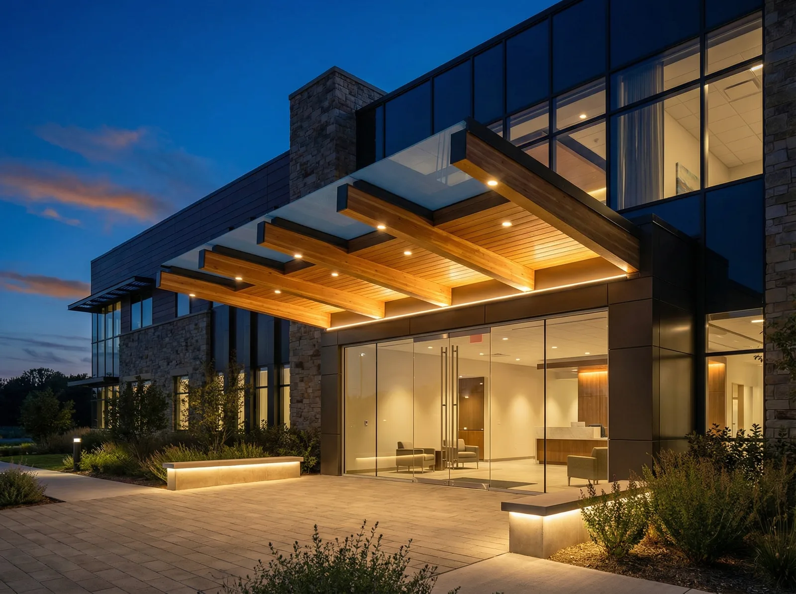 Визуализация дизайна входной группы с нейросетью RoomGPT