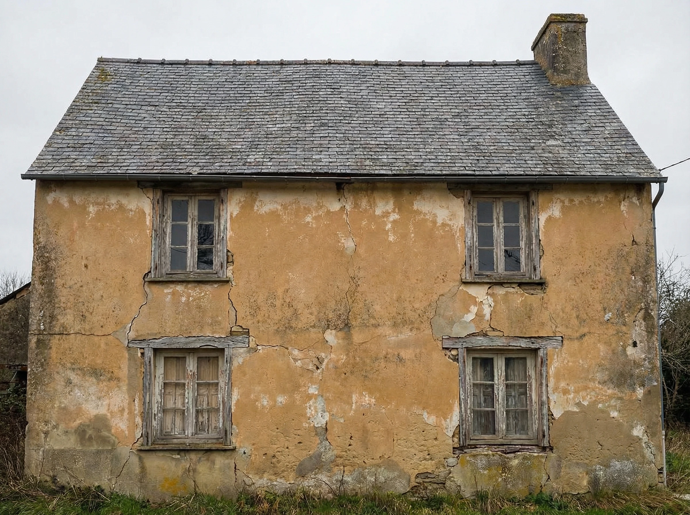 Фасад дома до визуализации