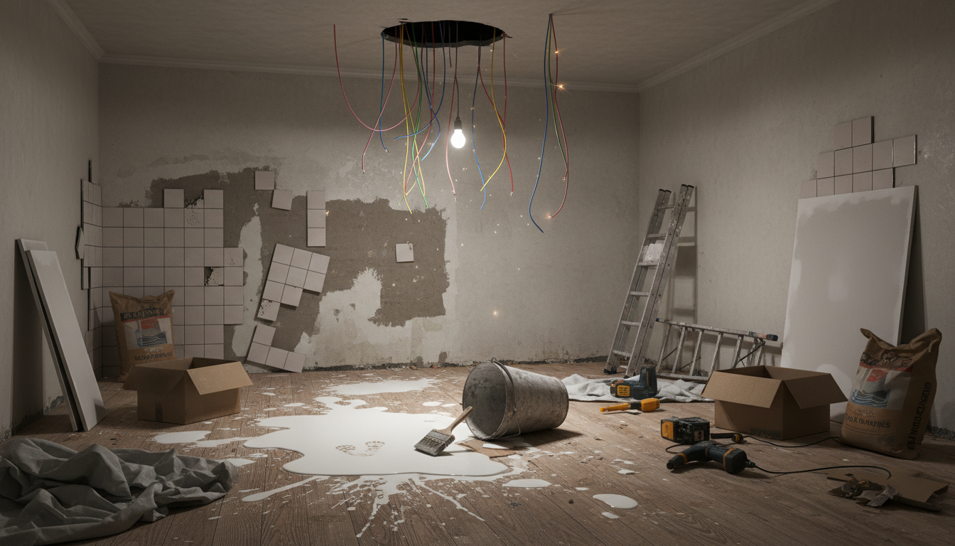 Хаос при неправильно организованном ремонте