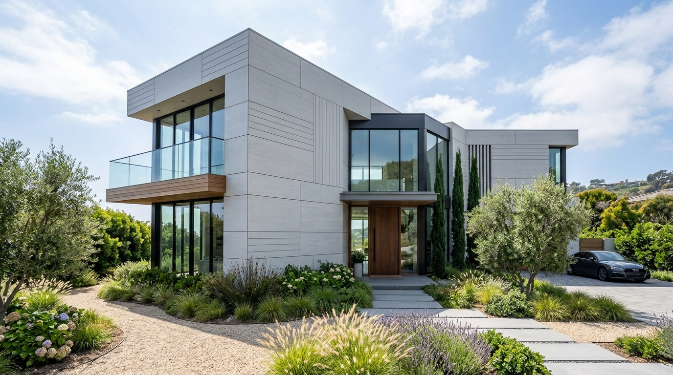 Фиброцементные панели для фасада: характеристики, виды и монтаж