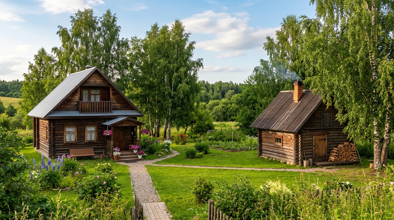 Расстояние от бани до дома — нормативные требования