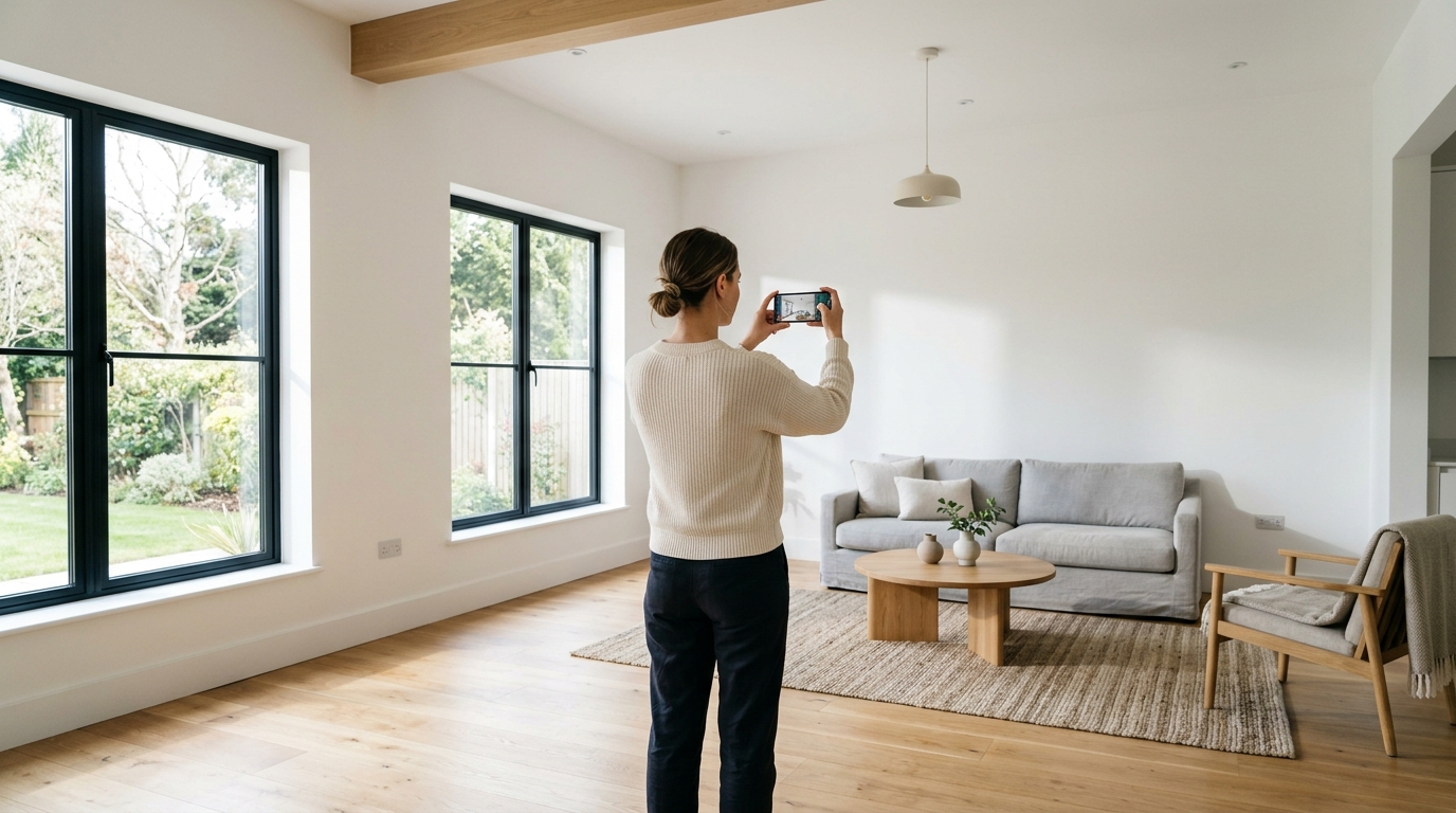 Как правильно фотографировать комнату для ИИ-визуализации