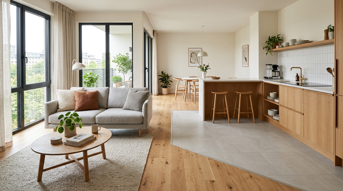 Ламинат или плитка: что выбрать для пола в разных комнатах