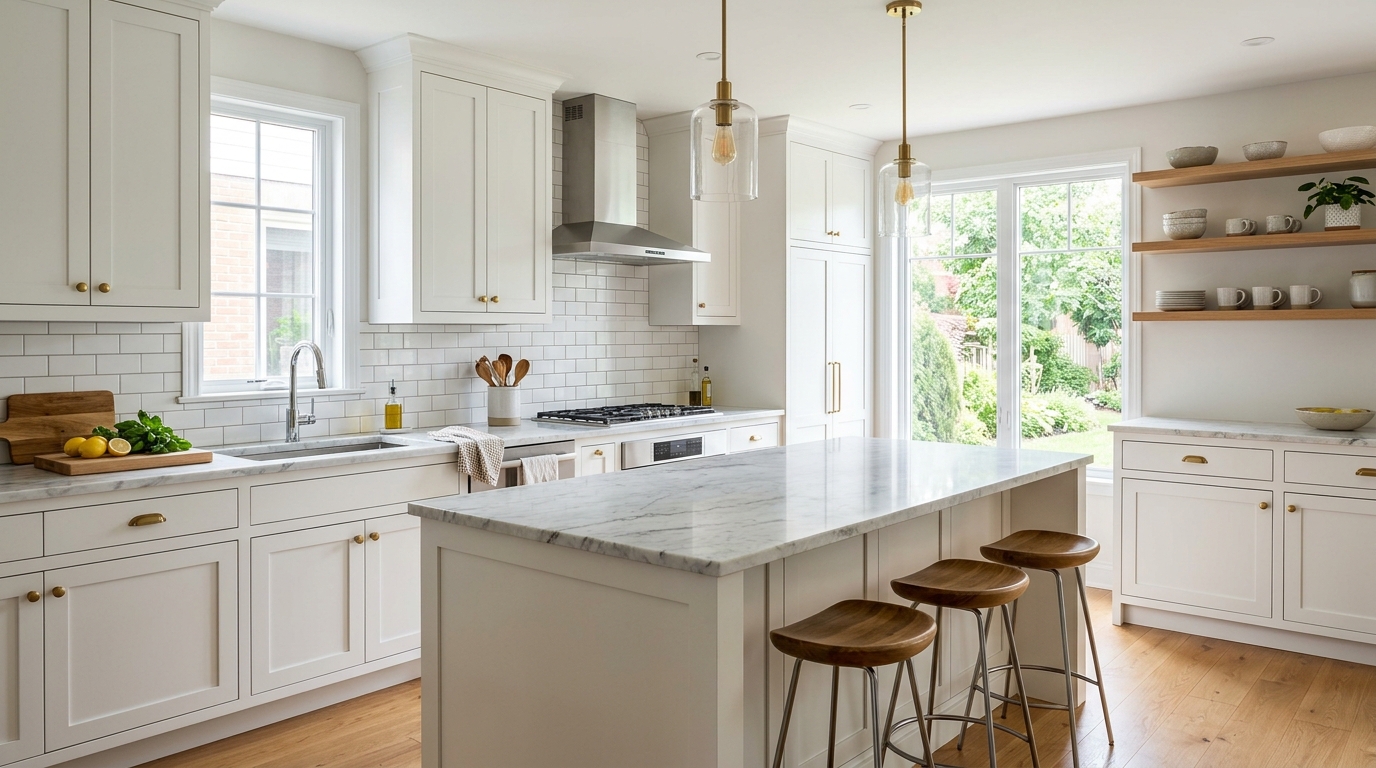 Современная кухня после ремонта