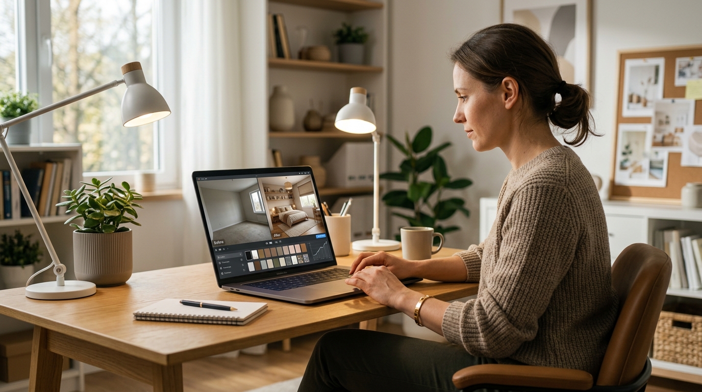 ИИ-визуализация интерьера