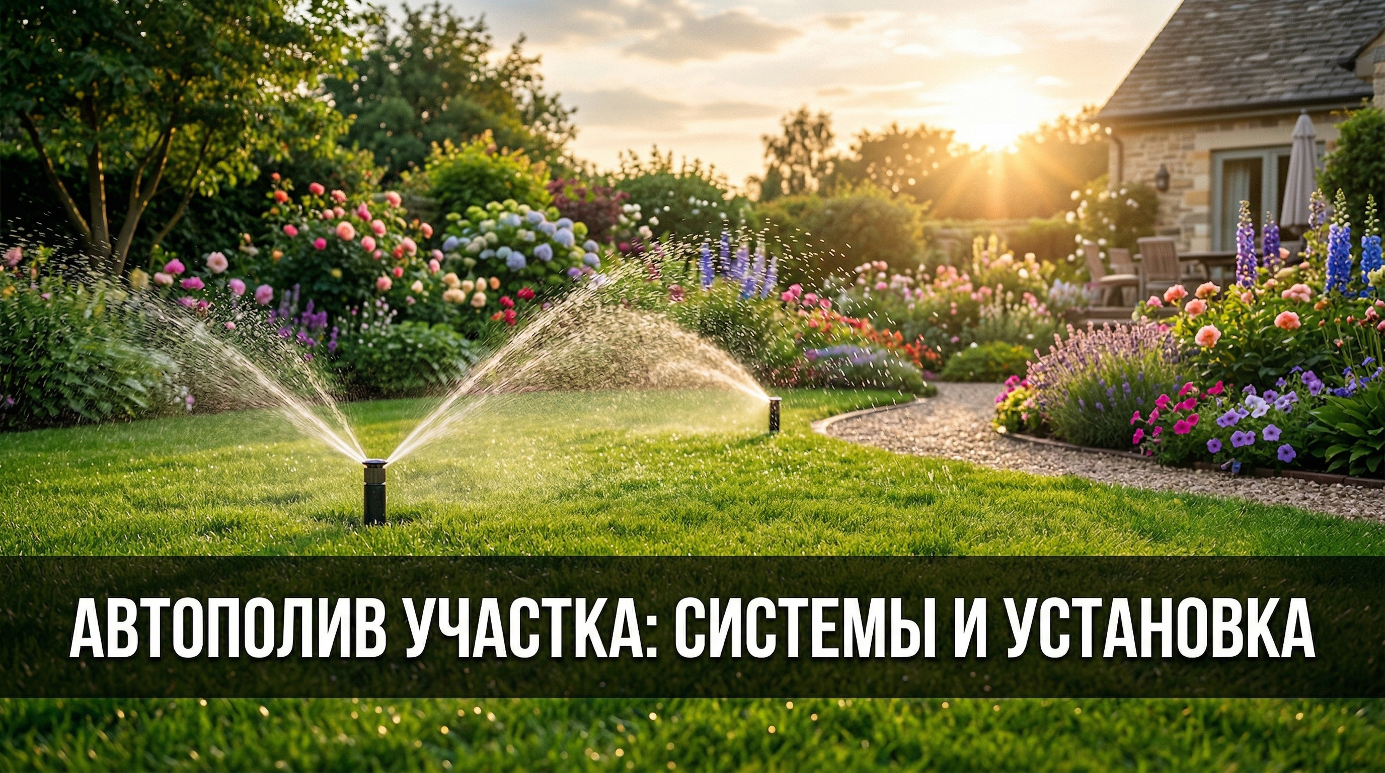 Автоматический полив участка: виды систем, монтаж и стоимость — блог RoomGPT