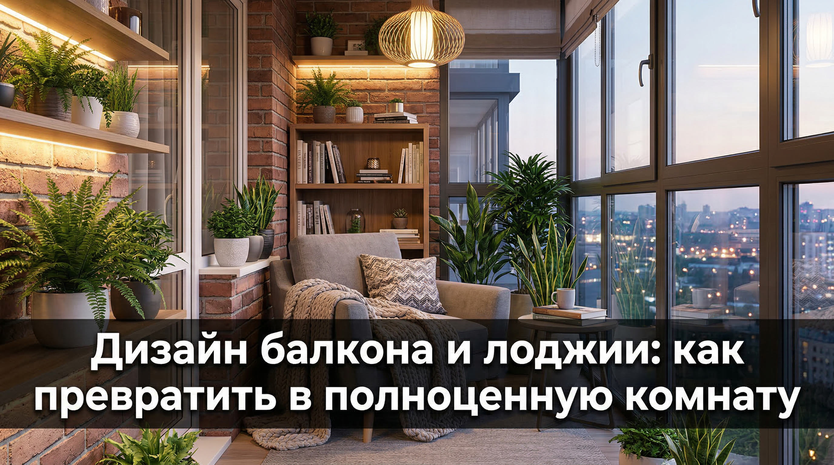 Дизайн балкона и лоджии: как превратить в полноценную комнату — блог RoomGPT
