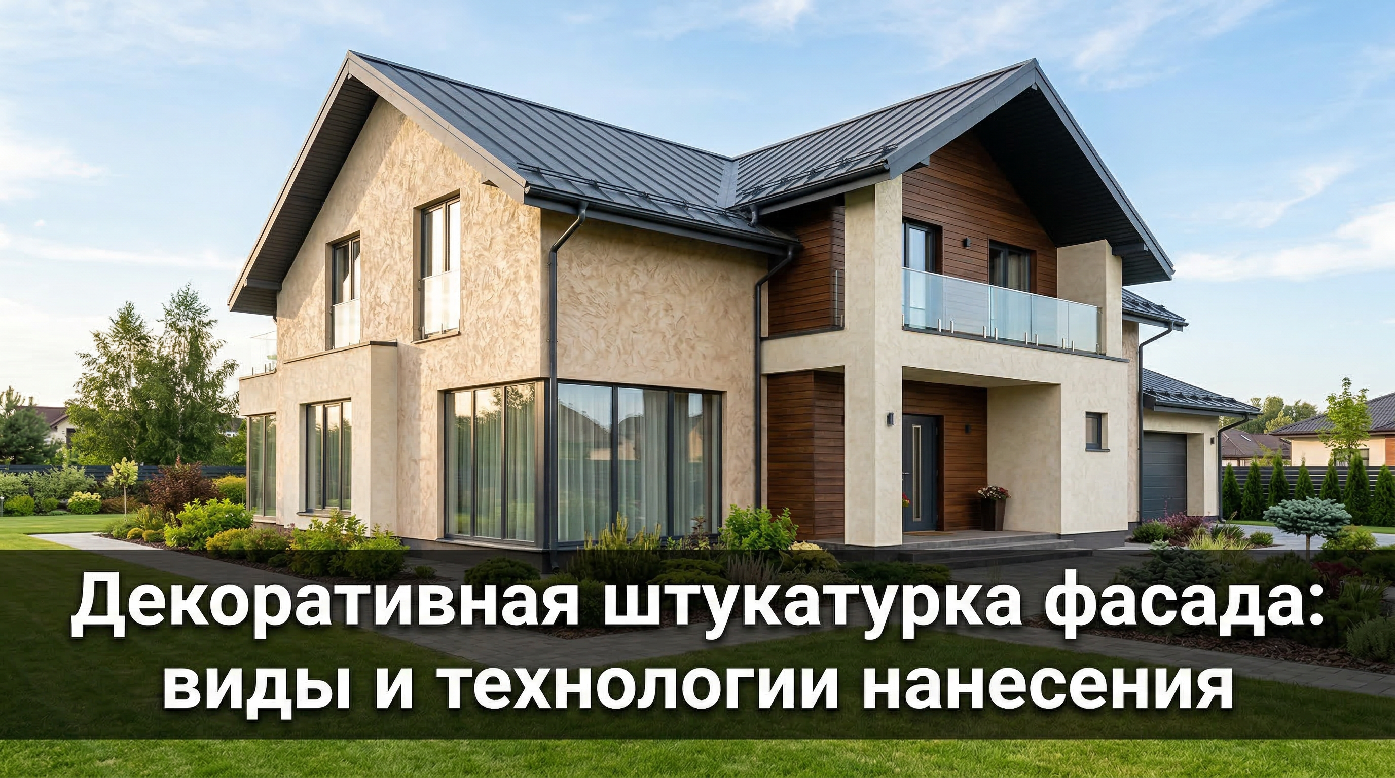 Декоративная штукатурка фасада: виды, технологии нанесения и выбор материала — блог RoomGPT