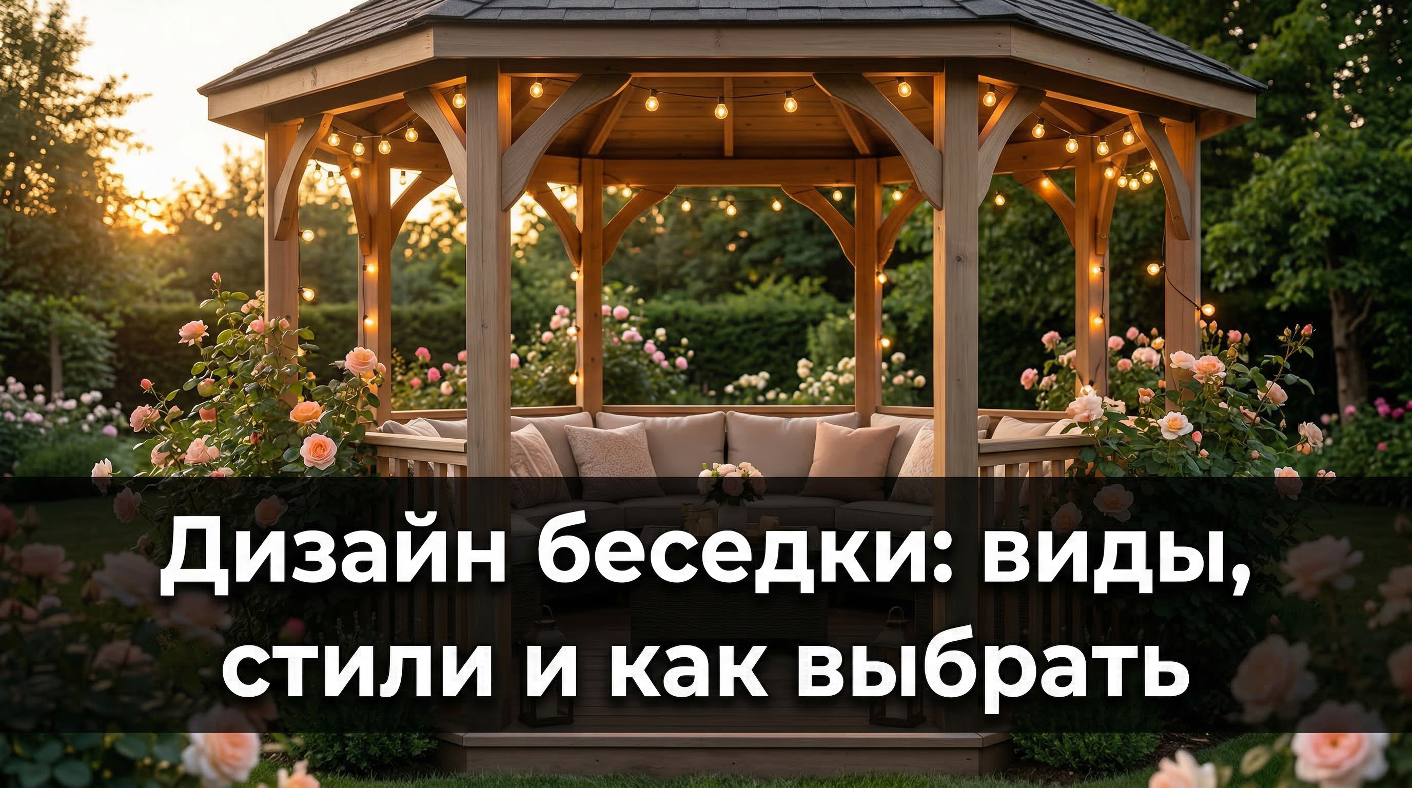 Дизайн беседки: виды, стили, материалы и как выбрать — блог RoomGPT