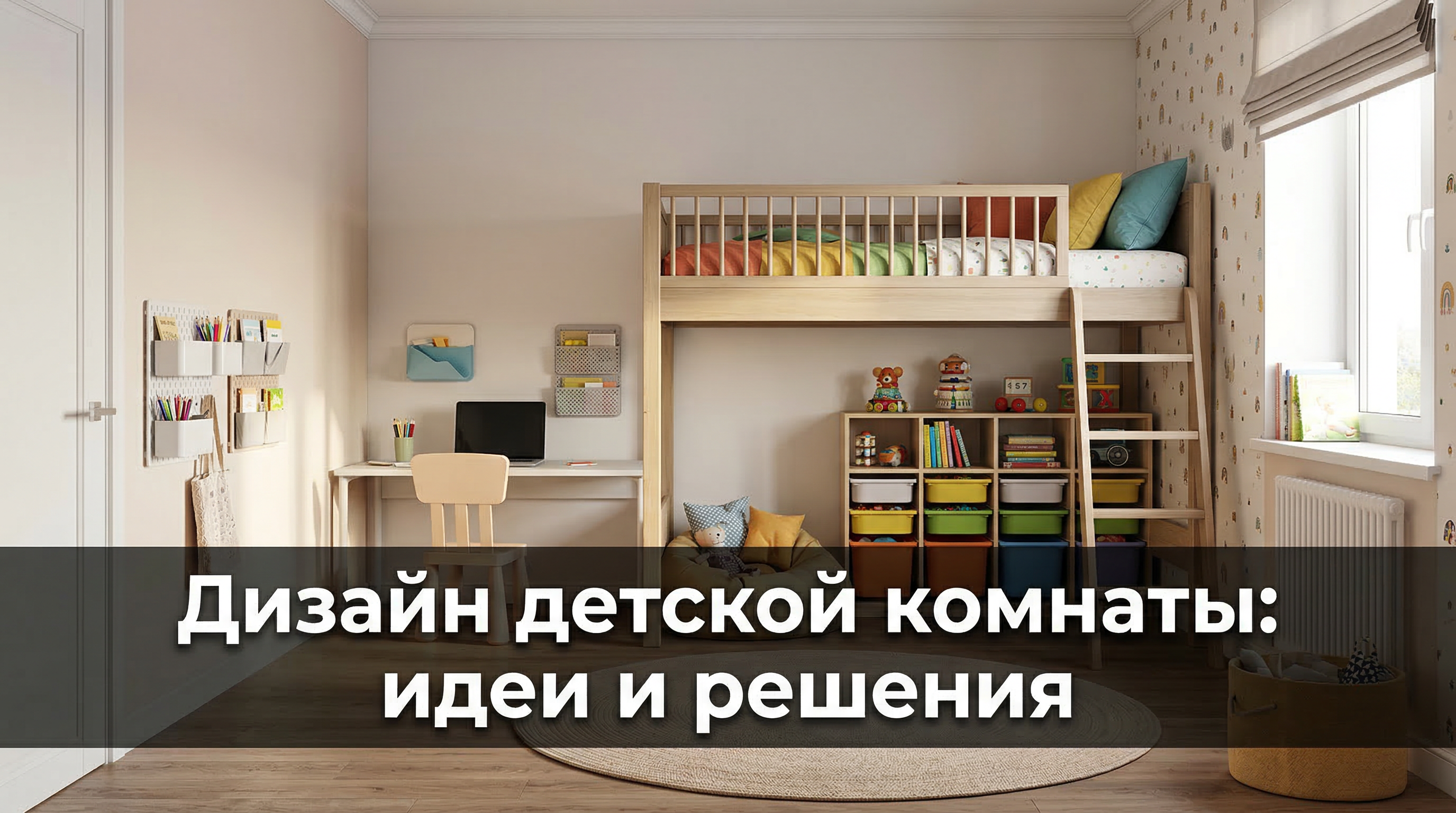 Дизайн детской комнаты: идеи для разных возрастов и ситуаций — блог RoomGPT