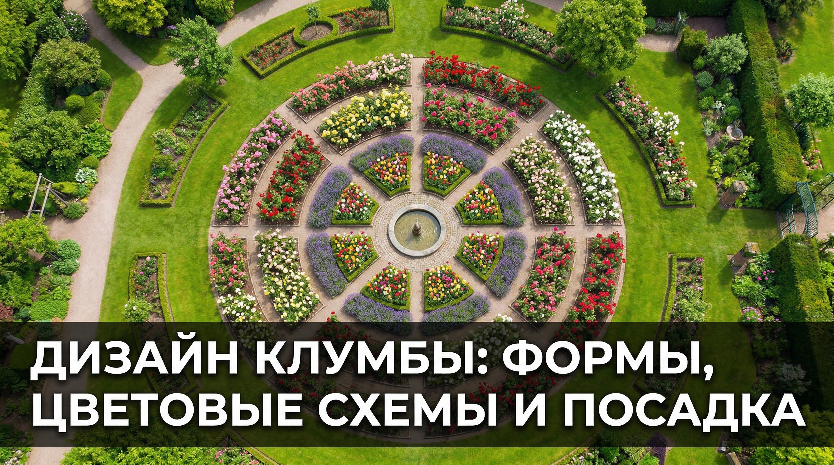 Дизайн клумбы: формы, цветовые схемы и правила посадки — блог RoomGPT