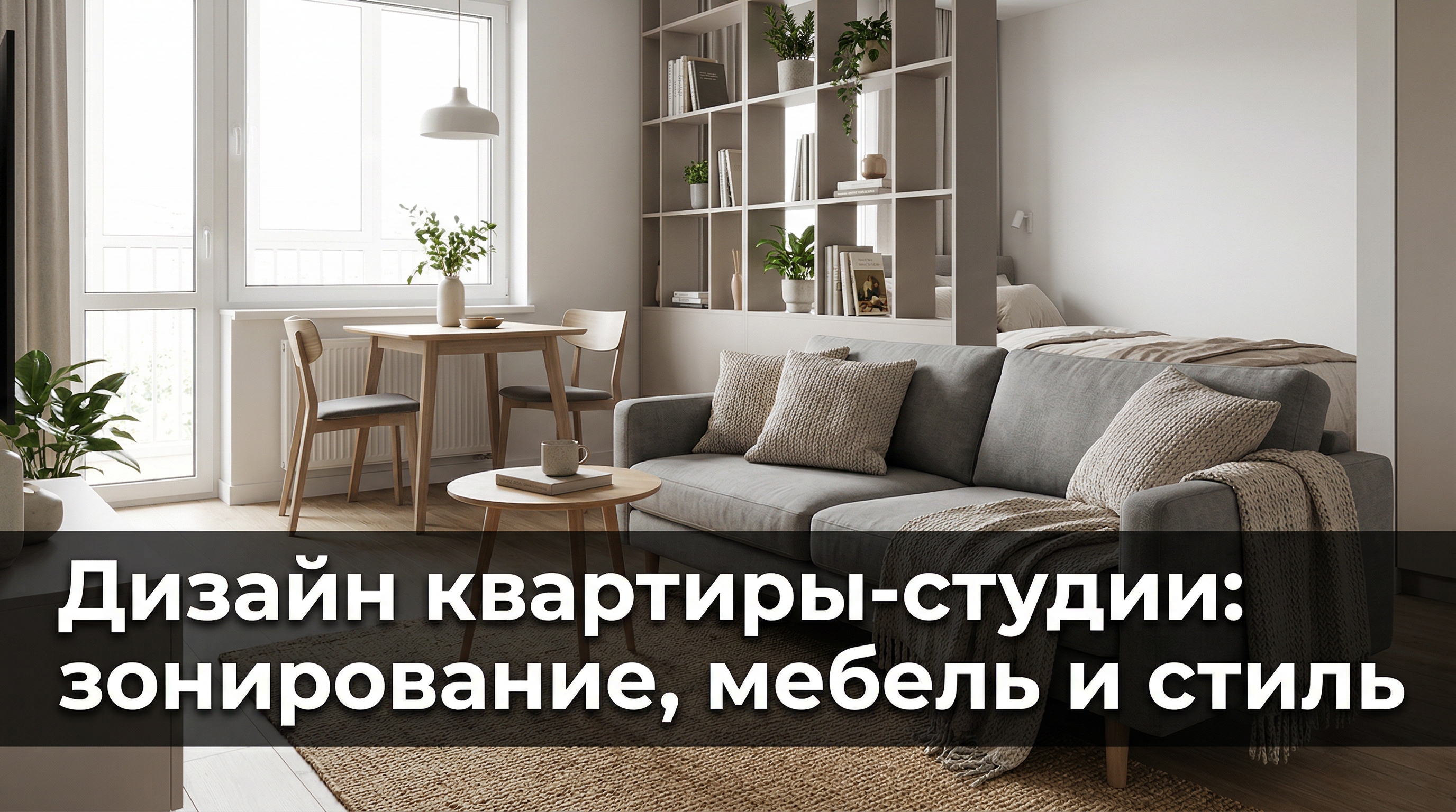 Дизайн квартиры-студии: зонирование, мебель и стиль — блог RoomGPT