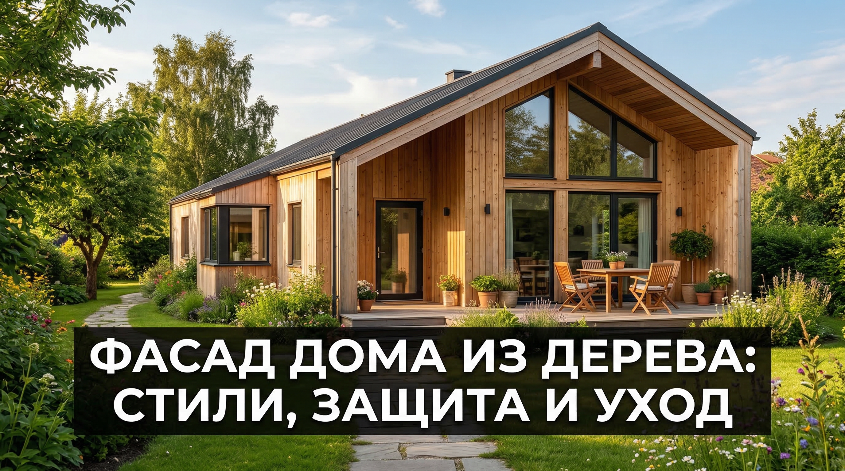 Фасад дома из дерева: стили, защита и уход — блог RoomGPT