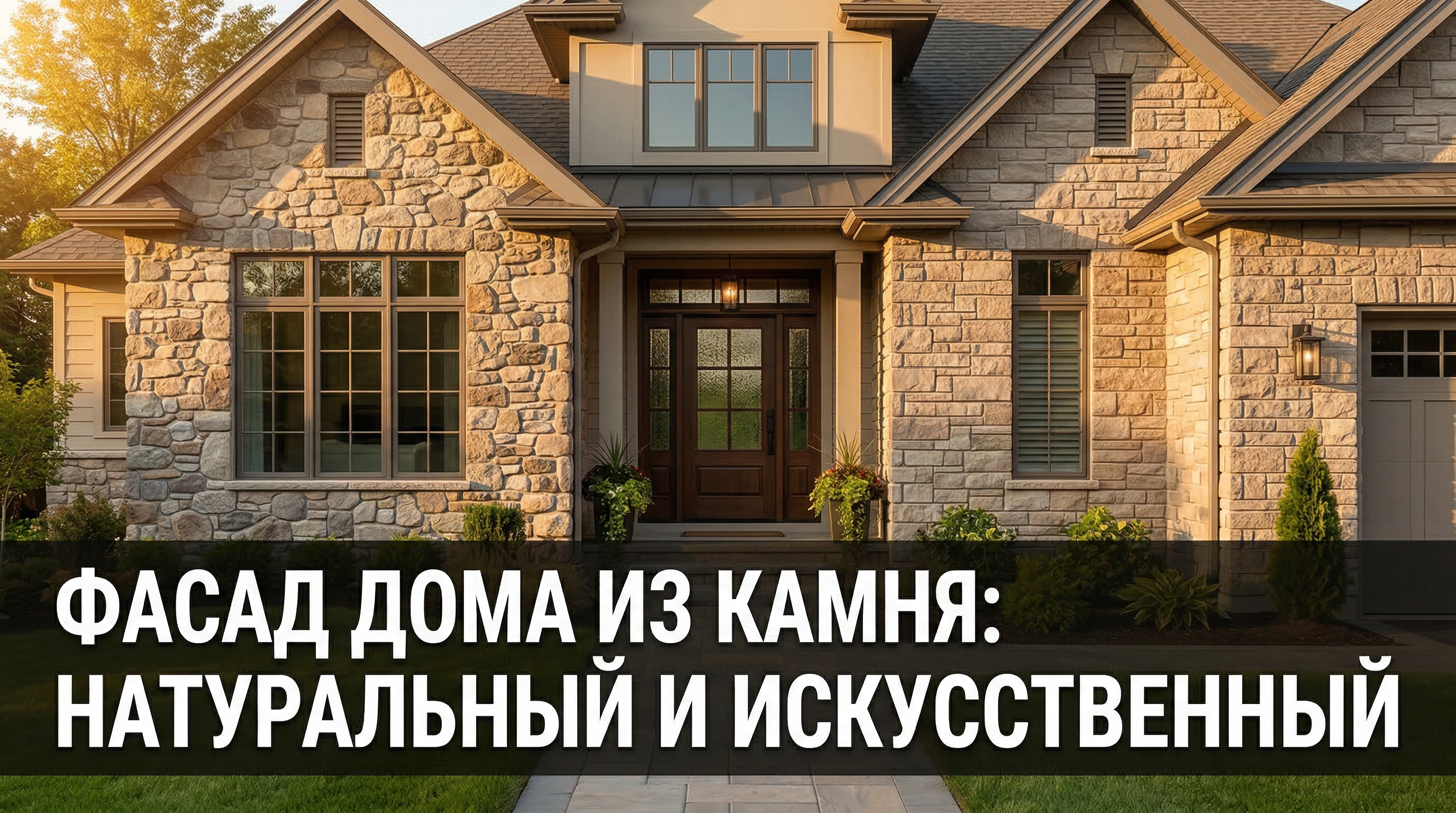Фасад дома из камня: натуральный и искусственный — сравнение, виды, цены — блог RoomGPT