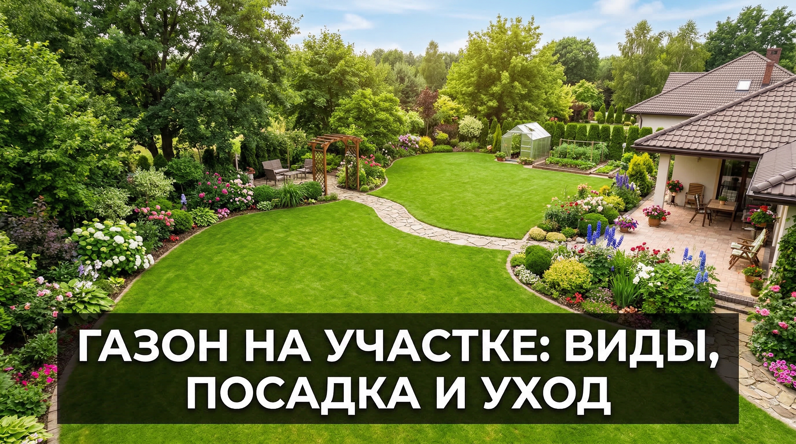 Газон на участке: виды, посадка и уход — блог RoomGPT