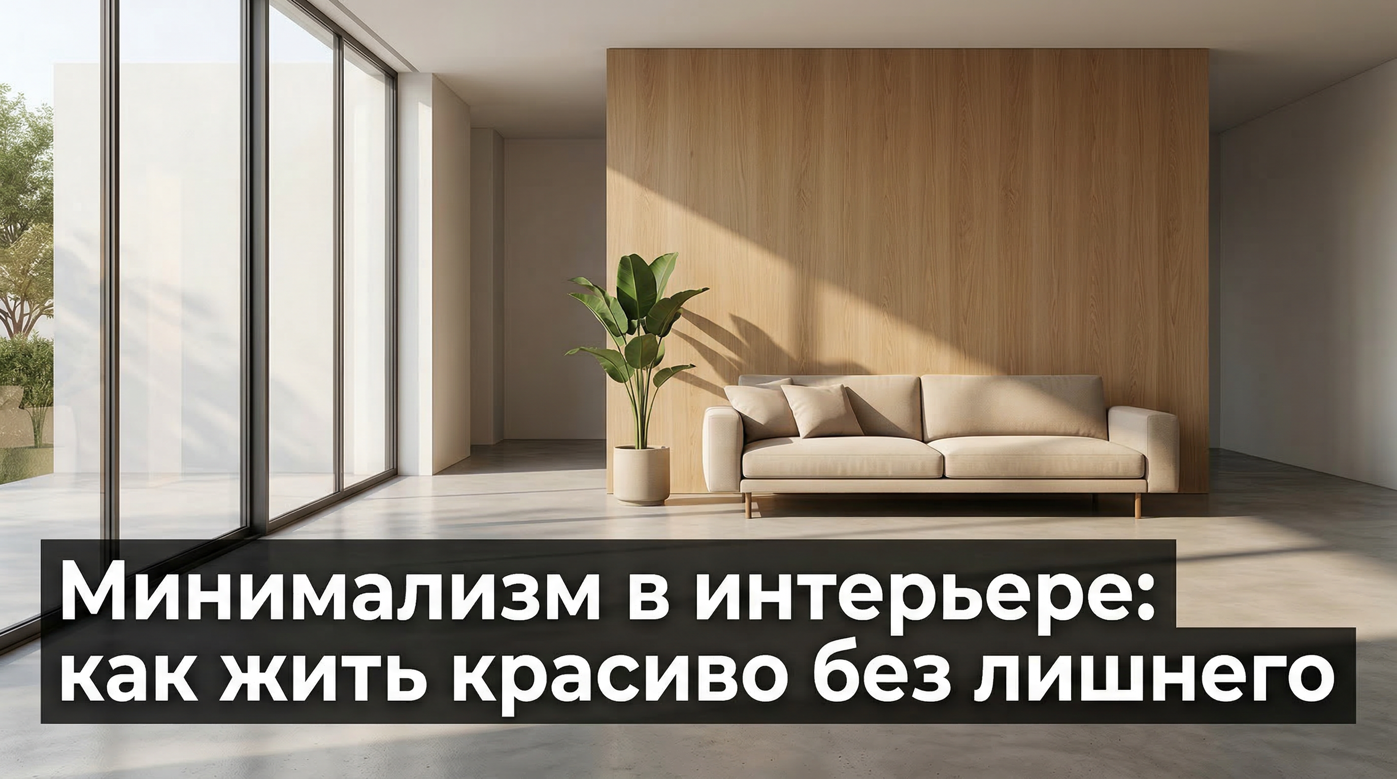 Минимализм в интерьере: как жить красиво без лишнего — блог RoomGPT