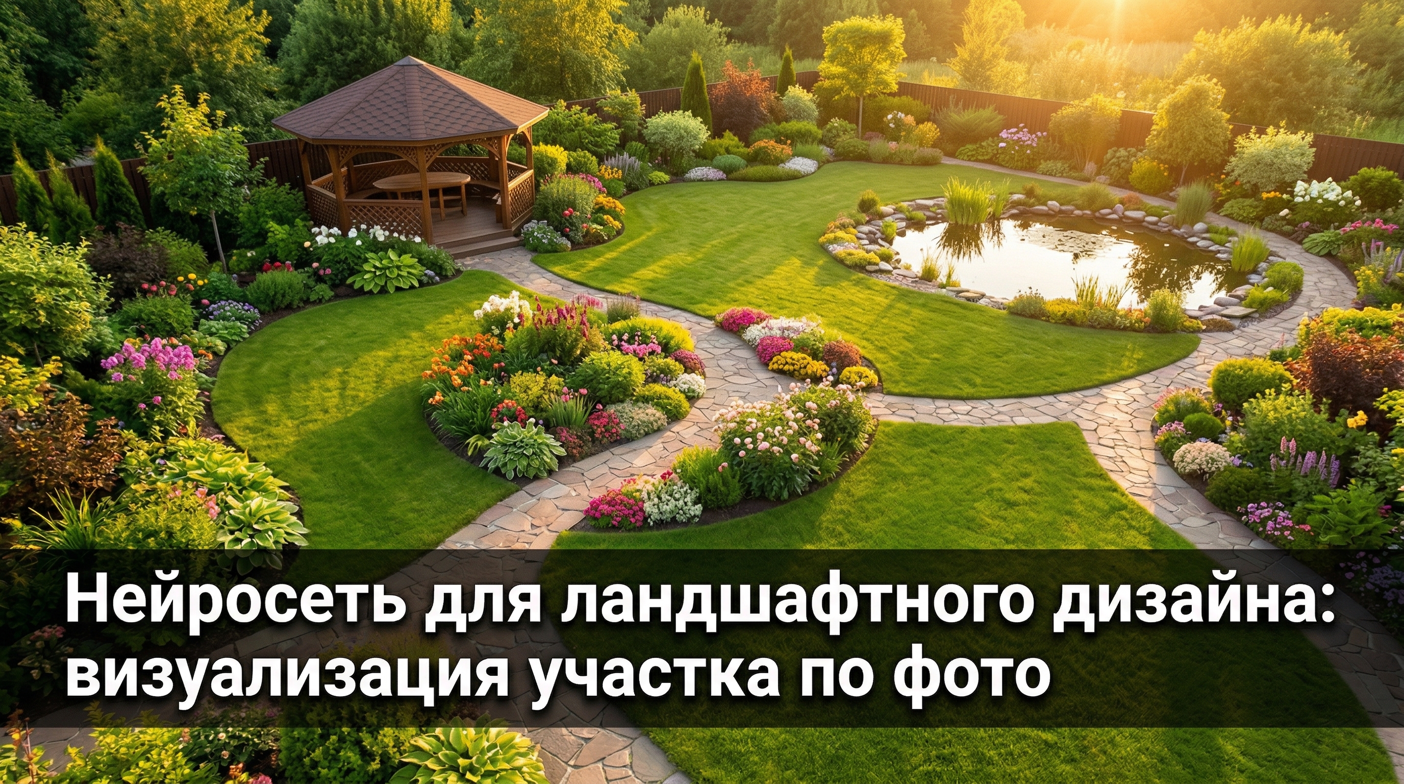 Нейросеть для ландшафтного дизайна: визуализация участка по фото — блог RoomGPT