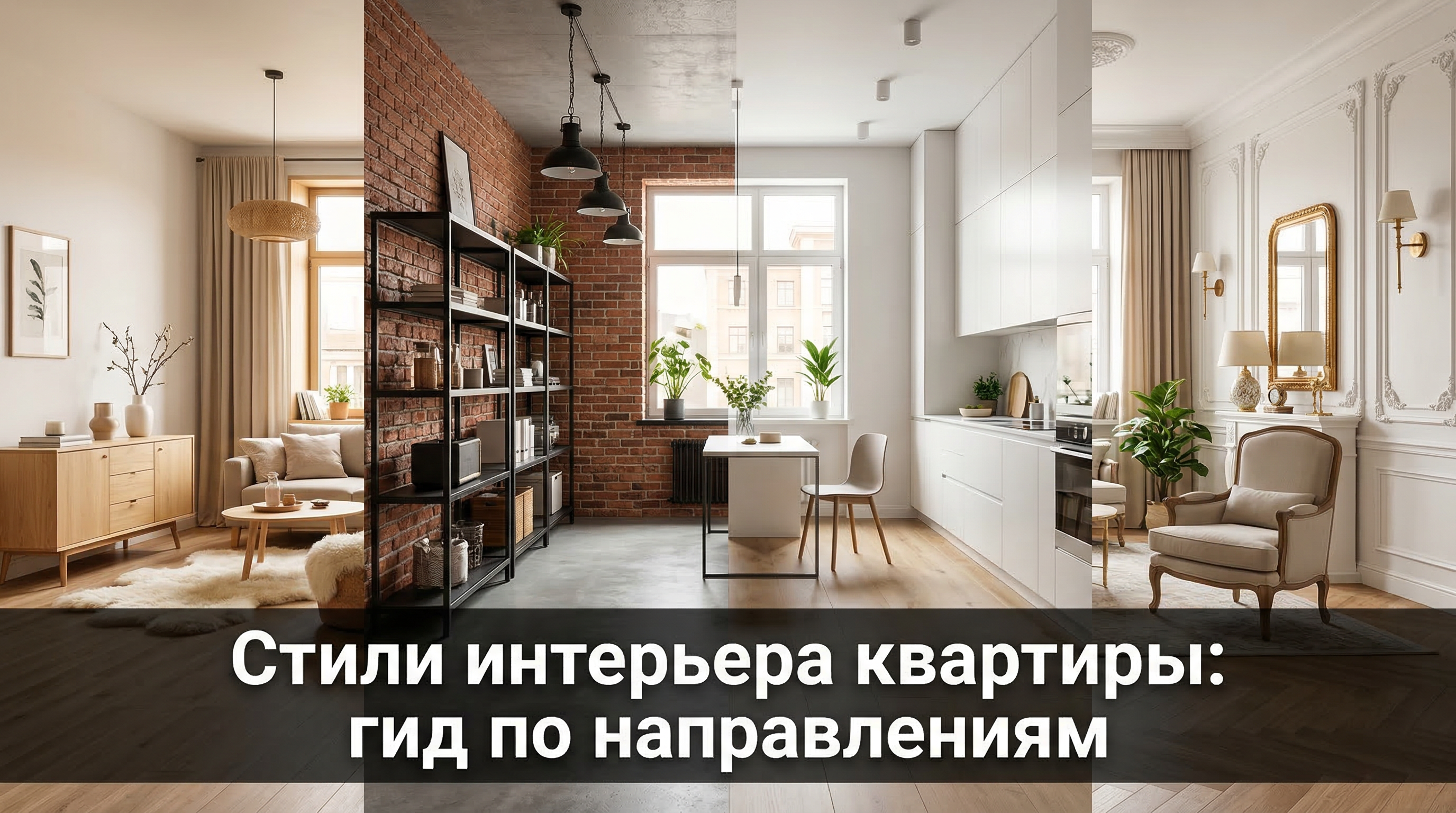 Стили интерьера квартиры: 11 актуальных направлений с фото и сравнением — блог RoomGPT
