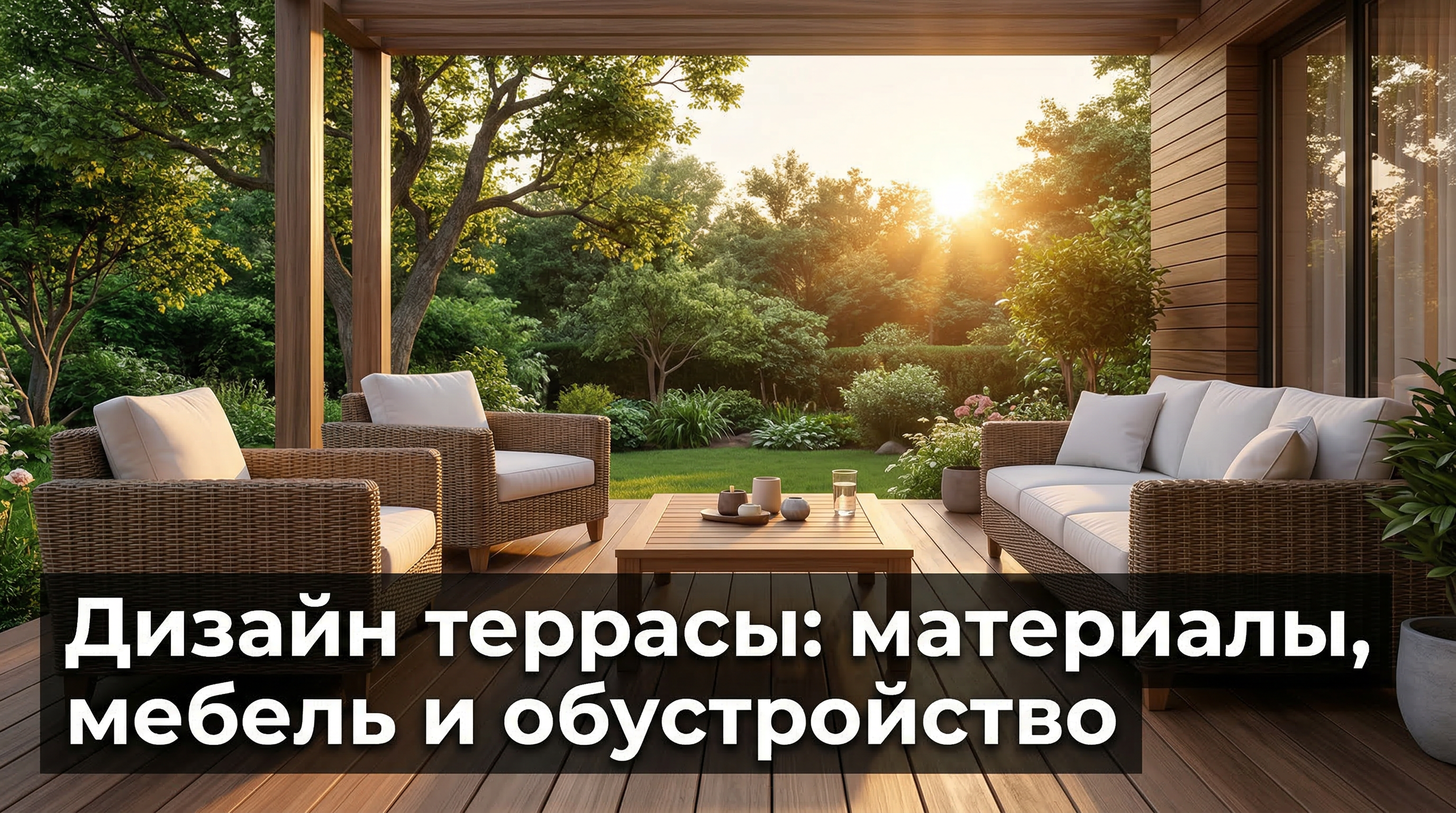 Дизайн террасы: материалы, мебель и обустройство — блог RoomGPT